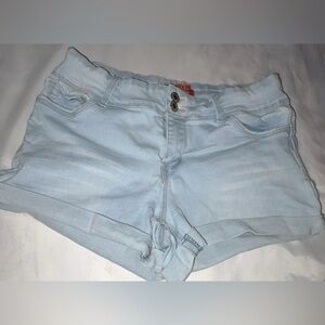 Wax Jean Light Wash Denim Shorts